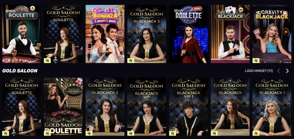 Sportuna Élő kaszinó