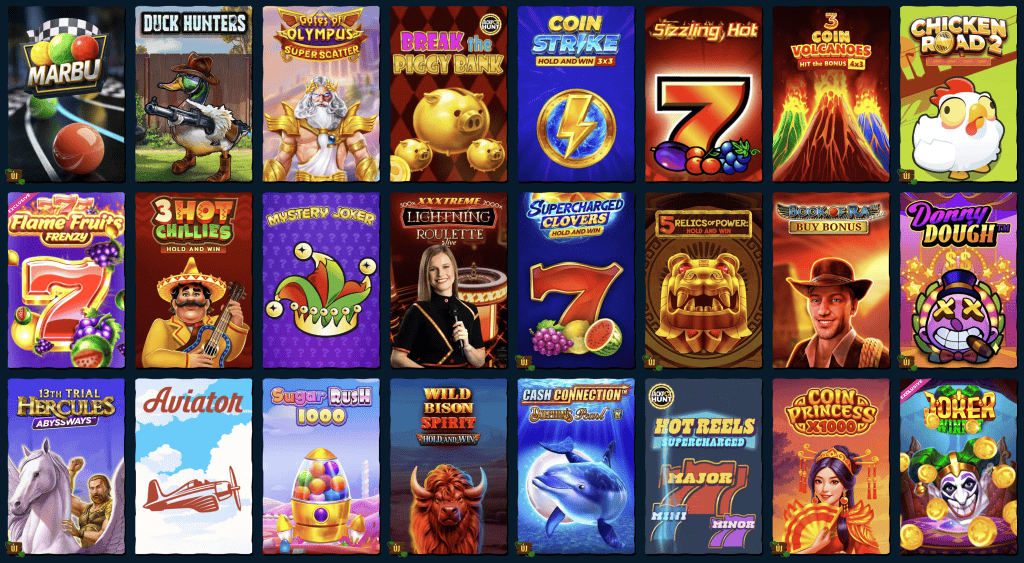 Spinanga Casino - nyerőgépes játékok