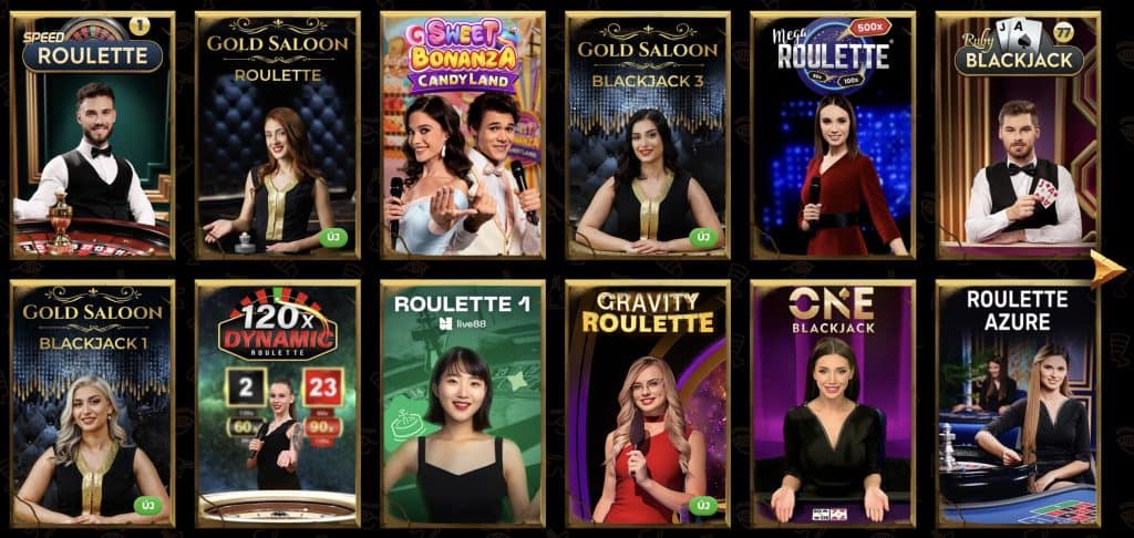 AmunRa Élő kaszinó