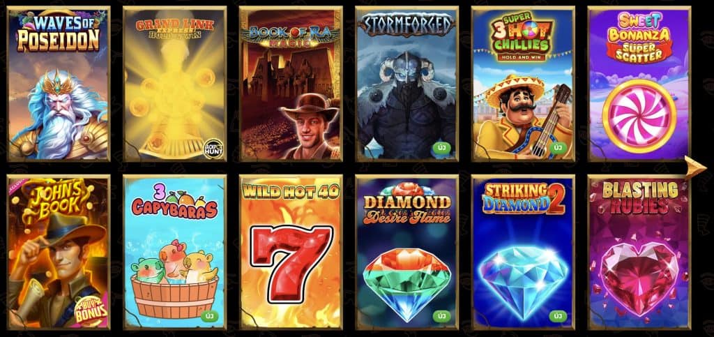 AmunRa Nyerőgépek (slotok)