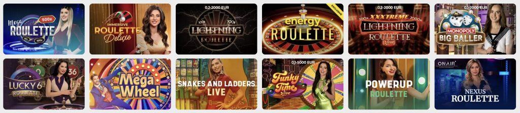 Energy Élő kaszinó