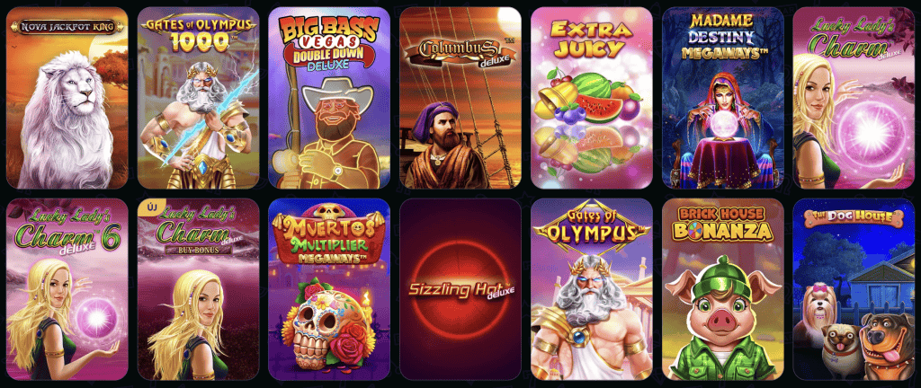 NovaJackpot casino Nyerőgépek