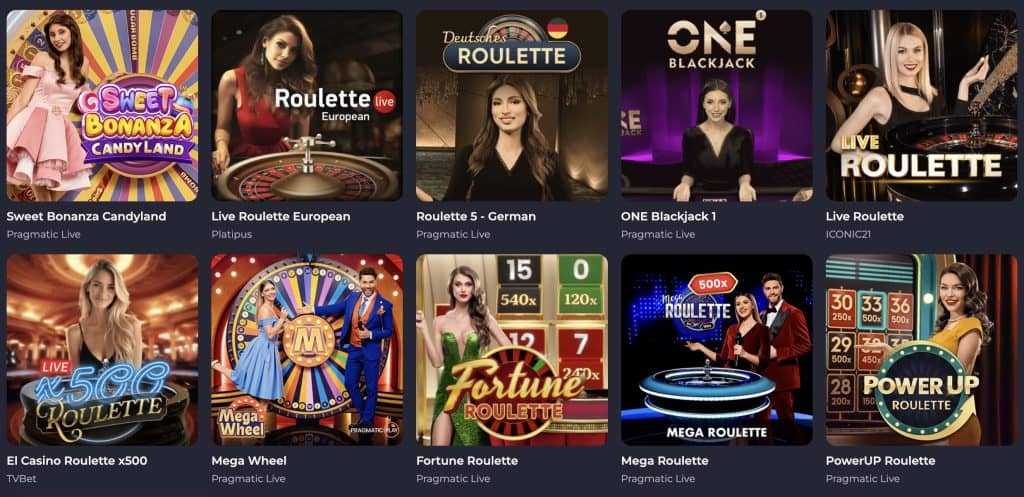 Rolling Slots Élő kaszinó