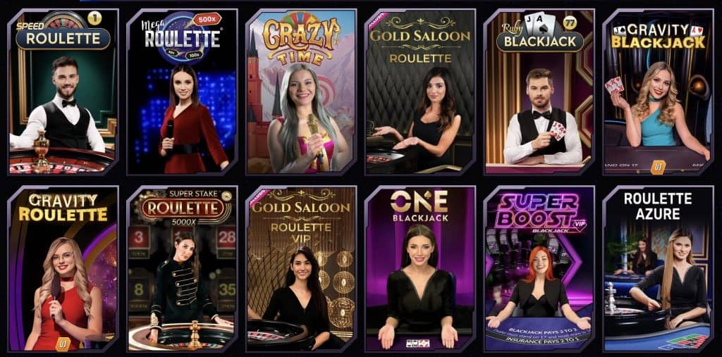 Winrolla Élő kaszinó