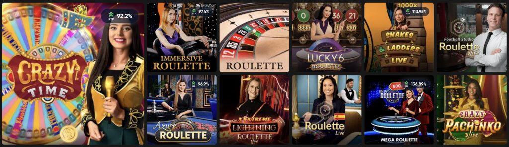 Granawin Élő kaszinó játékok