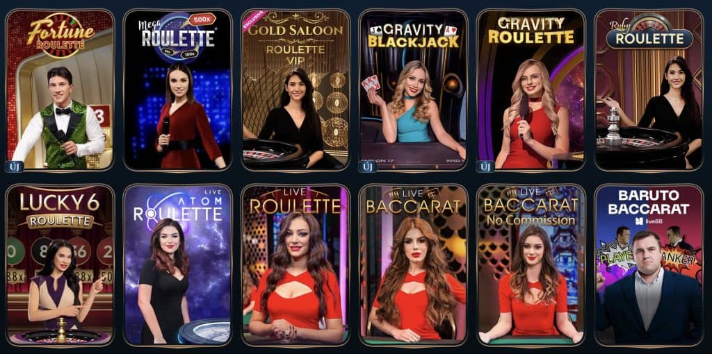 WonderLuck Élő kaszinó