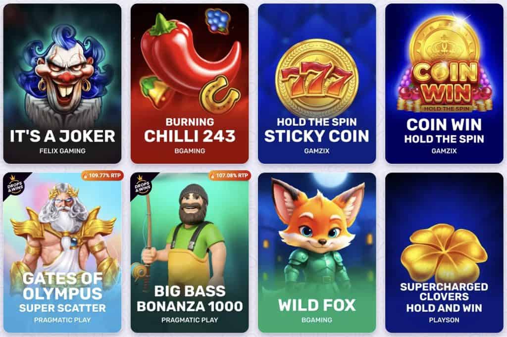 Safe Casino – Játékkínálat