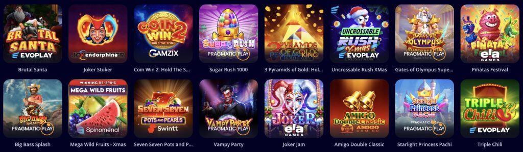 Slotoro Casino játékok