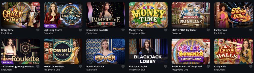 Casabet Élő kaszinó