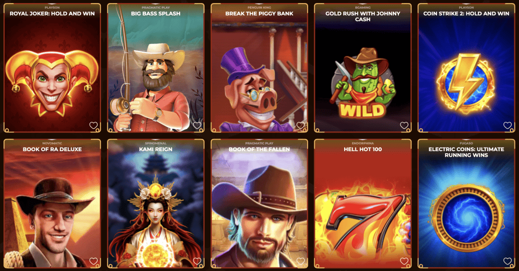 Rodeoslot Casino Nyerőgépes játékok