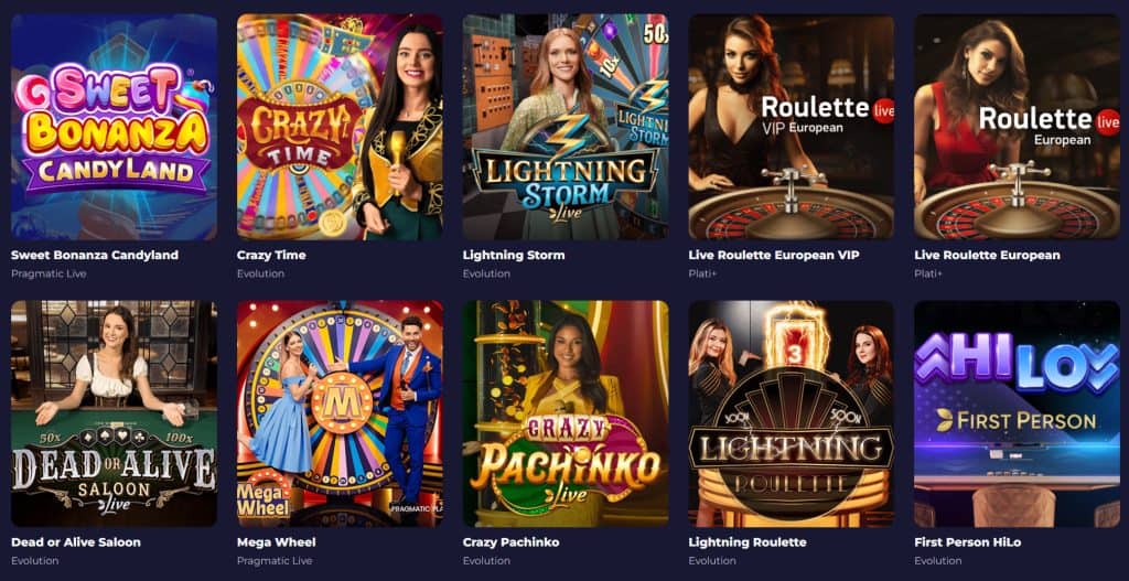 Slota Casino Élő kaszinó